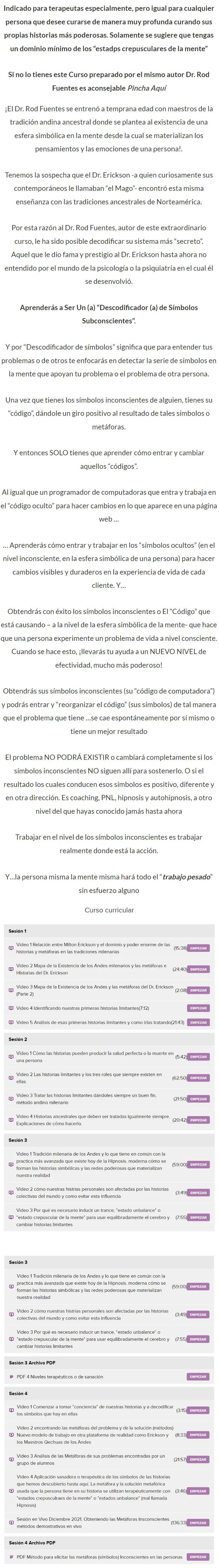 Historias y Metaforas Ericksonianas para Sanar Rod Fuentes z