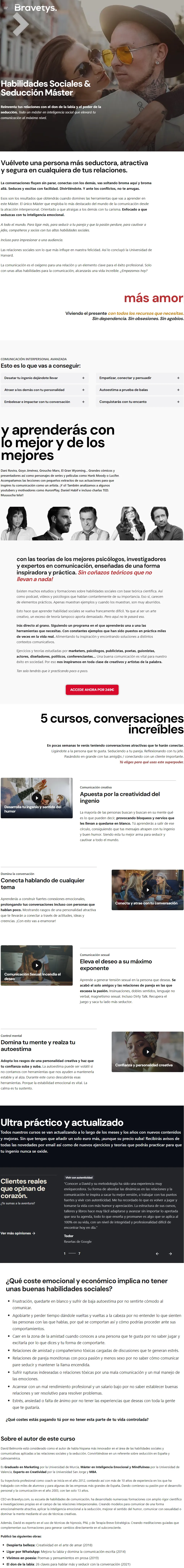 Habilidades Sociales Seduccion Master David Belmonte z