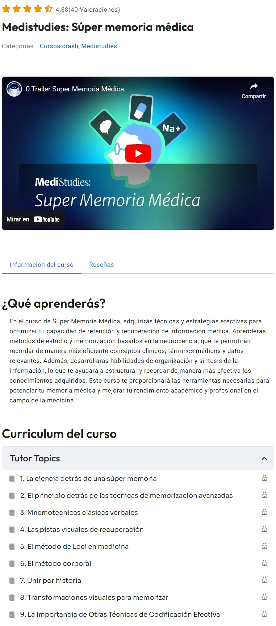 Medistudies Super memoria medica Medilearners