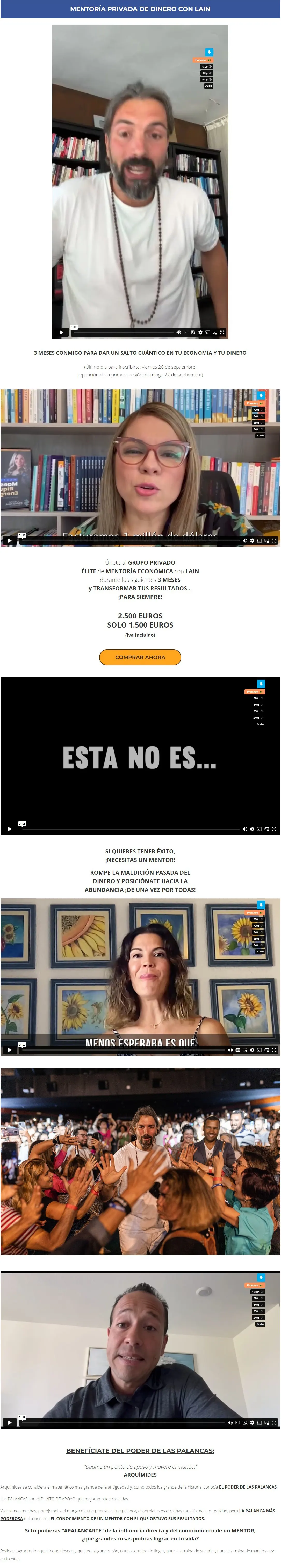 Mentoria Privada con Lain Garcia Calvo 1