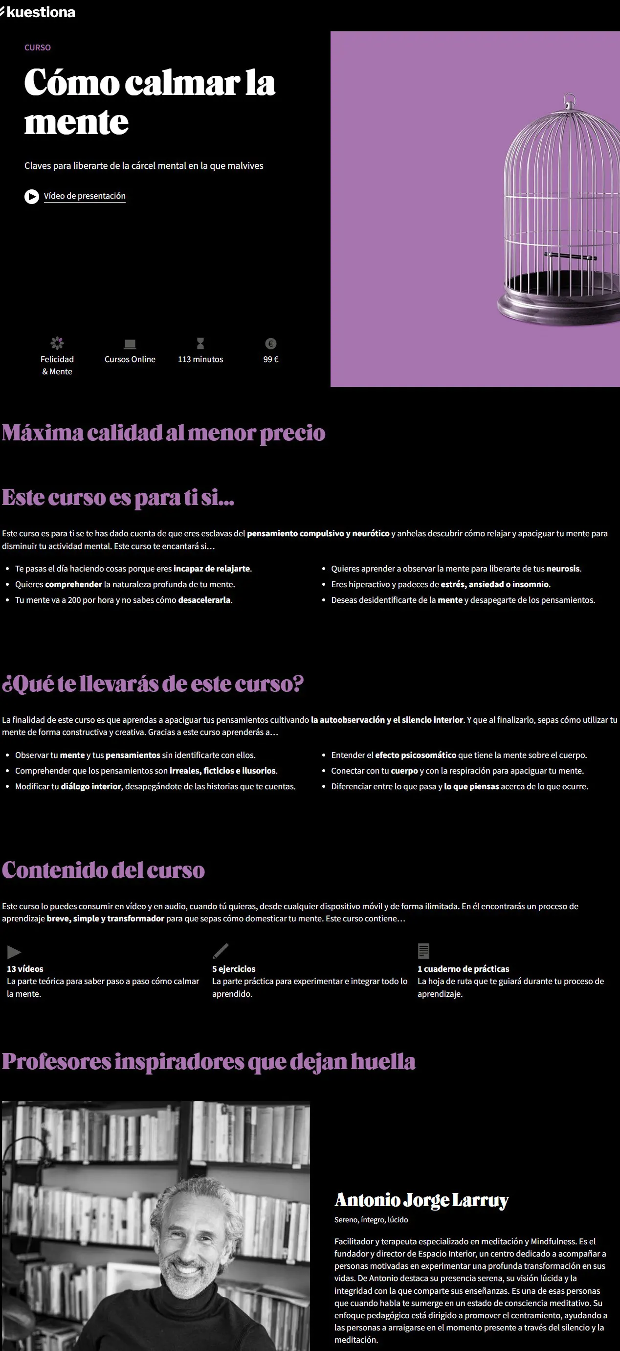 Como calmar la mente Kuestiona Z