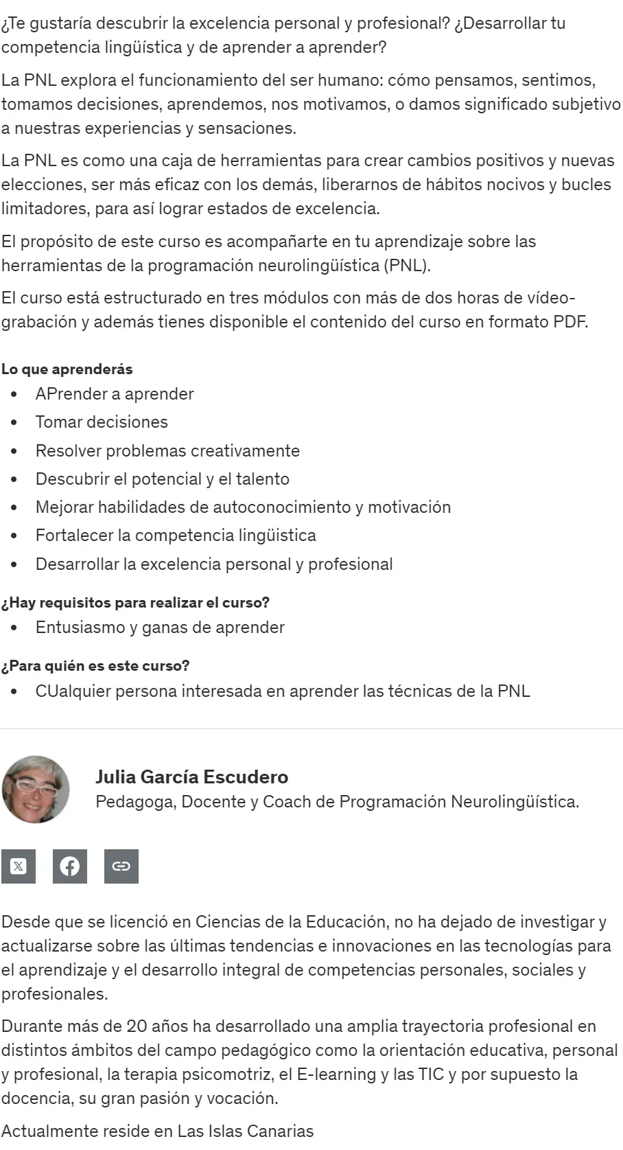 Iniciacion a la PNL Julia Garcia z