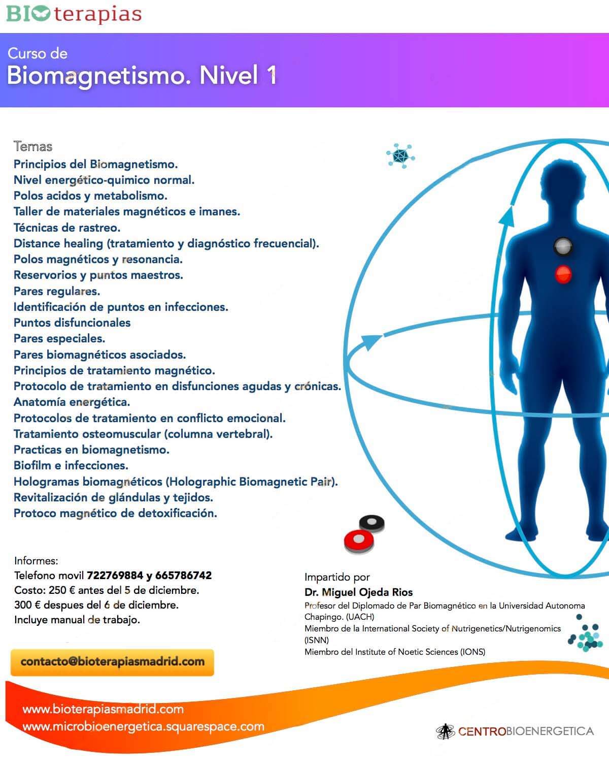 Biomagnetismo Nivel 1 Miguel Ojeda z