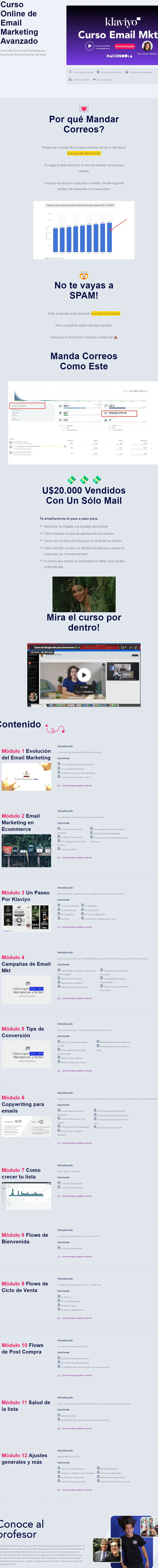 Curso Online de Email Marketing Avanzado Oscar Munoz z